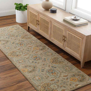 Lyon Traditional Medium Brown Area Rug