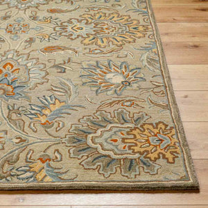 Lyon Traditional Medium Brown Area Rug
