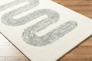 Carla Modern Charcoal Area Rug