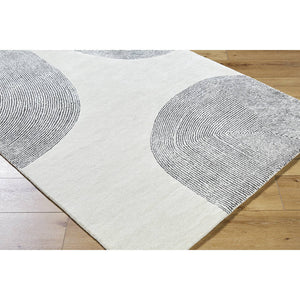 Annastasia Modern Light Silver Area Rug