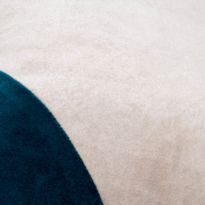 Natane Off-White/Marine Blue Pillow Cover