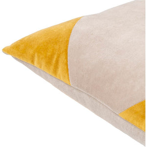 Natane Off-White/Brass Pillow Cover