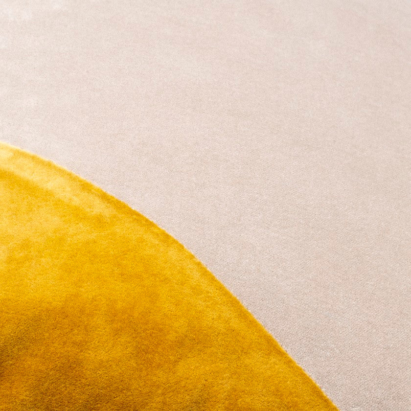 Natane Off-White/Brass Pillow Cover