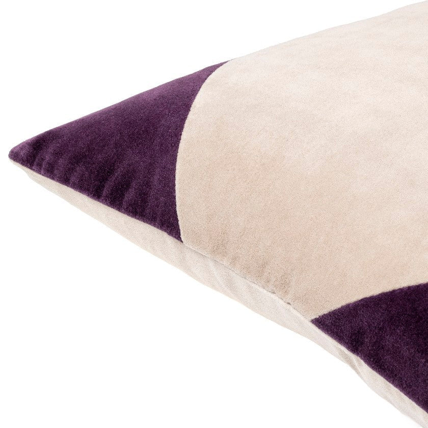 Natane Dark Purple Pillow Cover