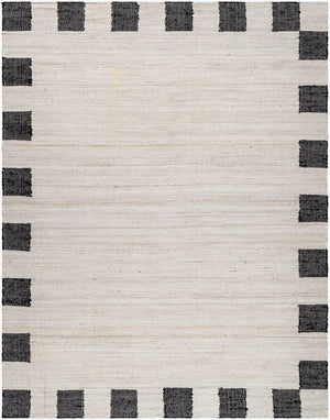 Ananias Modern Black Area Rug