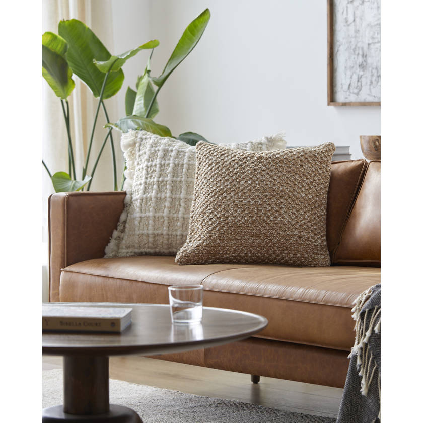 Korine Khaki Pillow Cover
