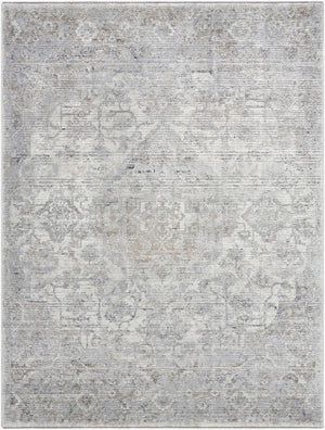 Zerrick Traditional Light Gray Area Rug