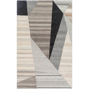 Lollum Modern Metallic - Silver Area Rug