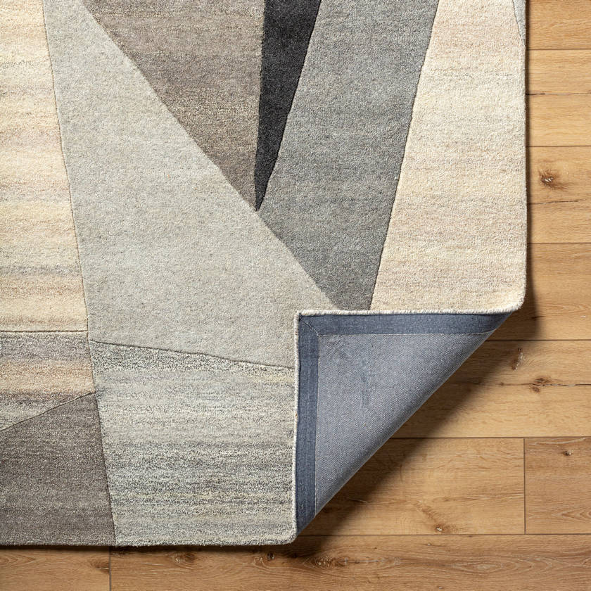 Lollum Modern Metallic - Silver Area Rug