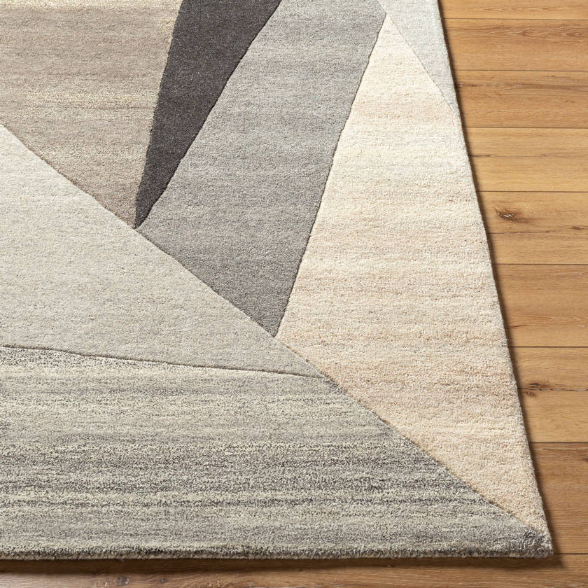 Lollum Modern Metallic - Silver Area Rug