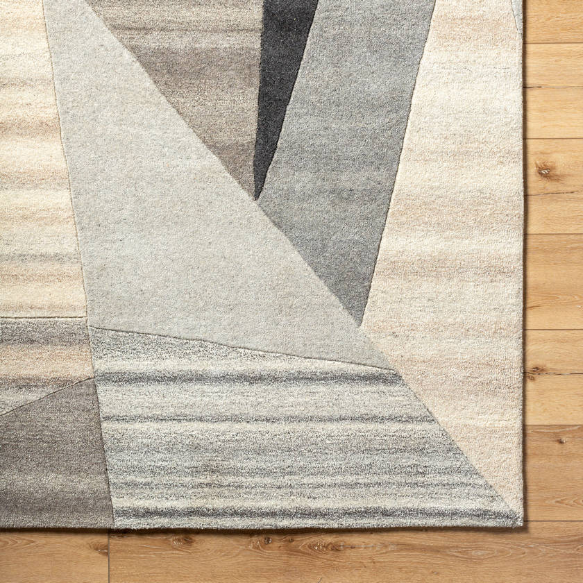 Lollum Modern Metallic - Silver Area Rug