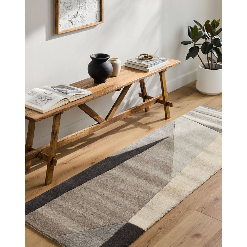 Lollum Modern Metallic - Silver Area Rug