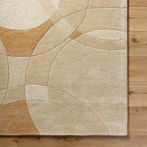 Besancon Modern Camel Area Rug