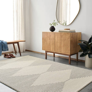 Kerkhof Modern Light Beige Area Rug