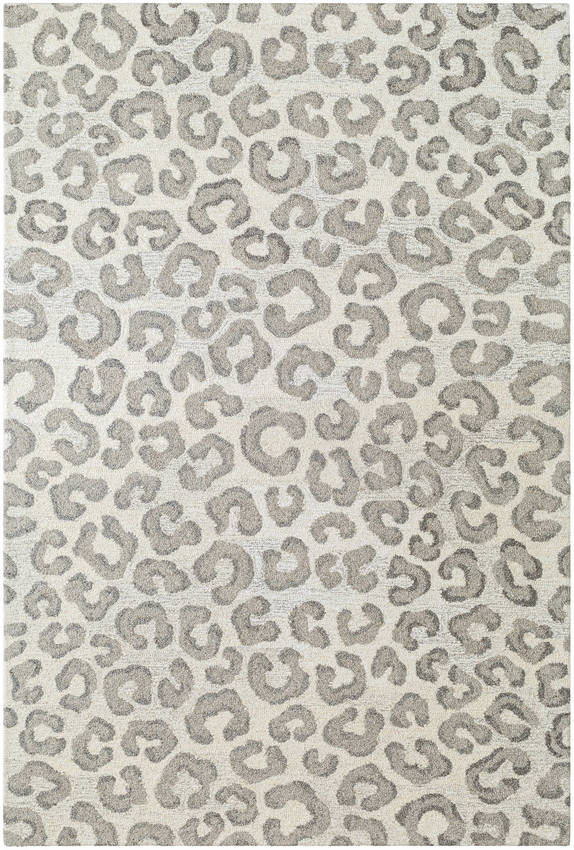 Gualberto Modern Light Silver Area Rug