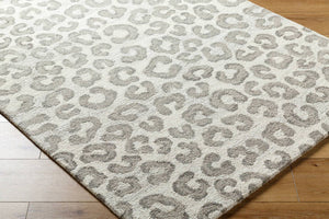 Gualberto Modern Light Silver Area Rug
