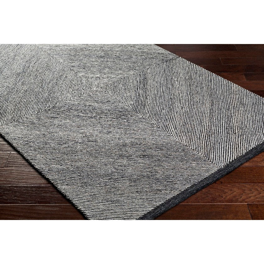 Montel Modern Cream/Black Area Rug