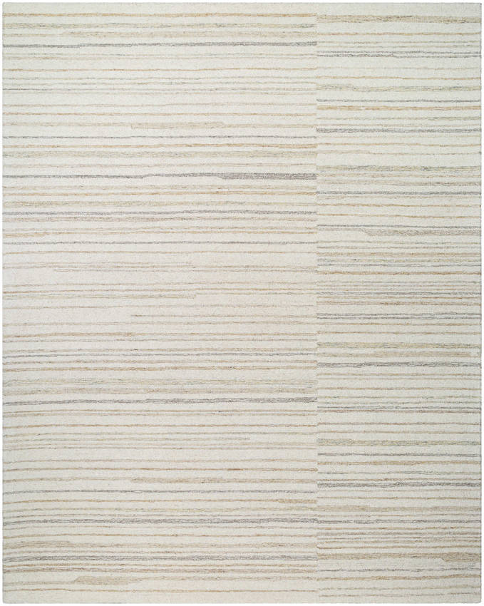 Brandan Modern Light Silver Area Rug