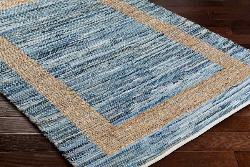 Dempsey Modern Tan/Light Blue Area Rug