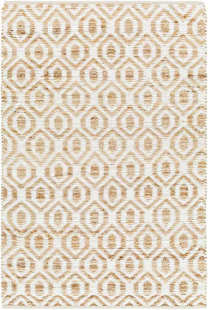 Diandria Modern White/Tan Area Rug