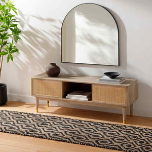 Diandria Modern Tan/Black Area Rug