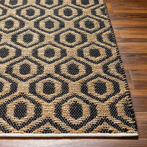 Diandria Modern Tan/Black Area Rug