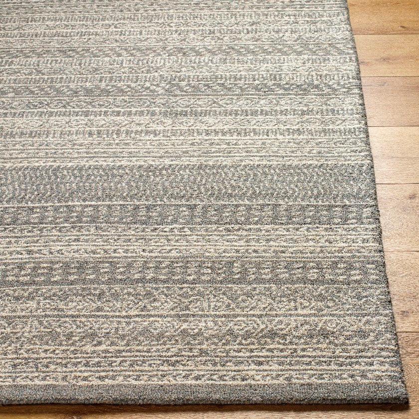 Melun Global Charcoal/Oatmeal Area Rug