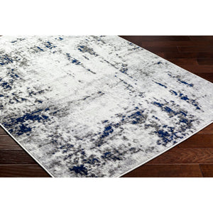 Ommeren Modern Dark Blue Area Rug