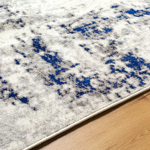 Ommeren Modern Dark Blue Area Rug