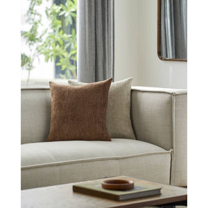 Demarkus Dark Brown Pillow Cover