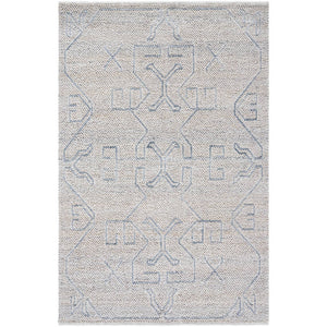 Mitul Modern Light Silver Area Rug