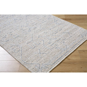 Mitul Modern Light Silver Area Rug