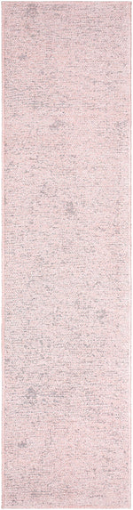 Tobey Solid and Border Dusty Pink Washable Area Rug