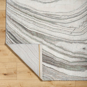 Morad Modern Light Gray Area Rug