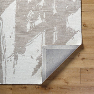 Mrk Modern Metallic - Silver Area Rug