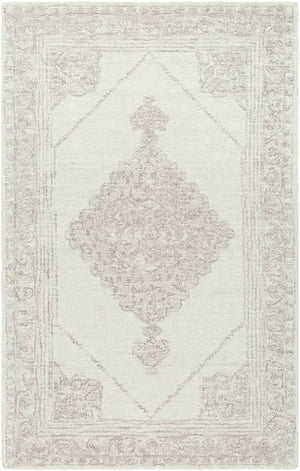 Katheryn Traditional Light Silver Area Rug