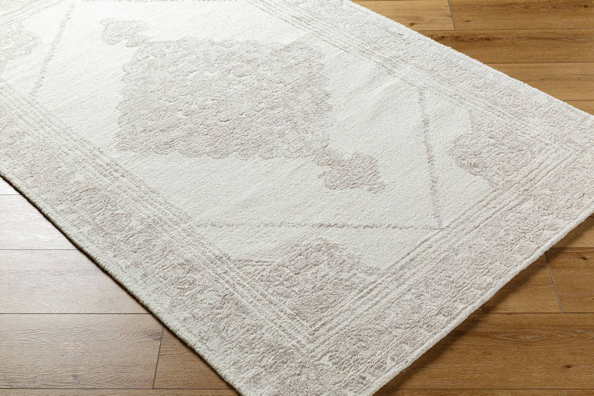 Katheryn Traditional Light Silver Area Rug