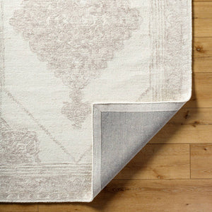 Katheryn Traditional Light Silver Area Rug