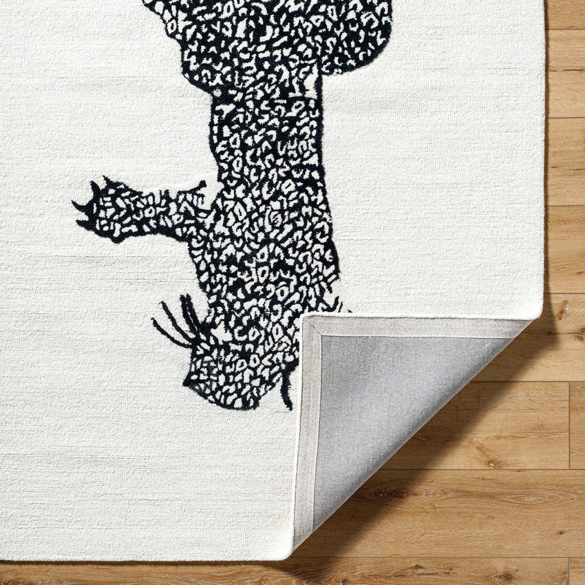 Santania Modern Black/Cream Area Rug