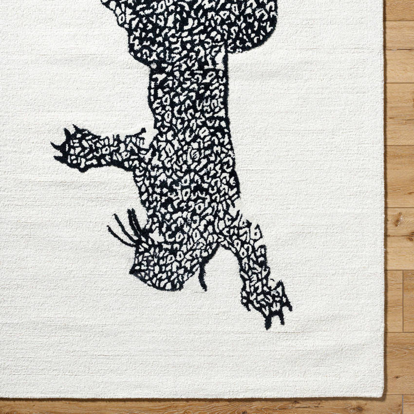 Santania Modern Black/Cream Area Rug