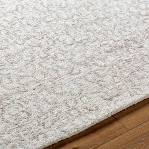 Shiann Modern Light Silver Area Rug