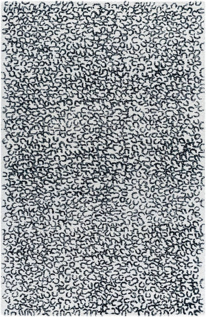 Meriah Modern Black/Cream Area Rug