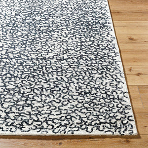 Meriah Modern Black/Cream Area Rug