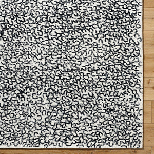Meriah Modern Black/Cream Area Rug