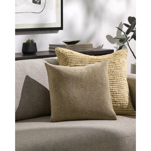 Angelika Khaki Pillow Cover