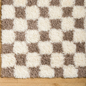 Bondurant Modern Brown Area Rug