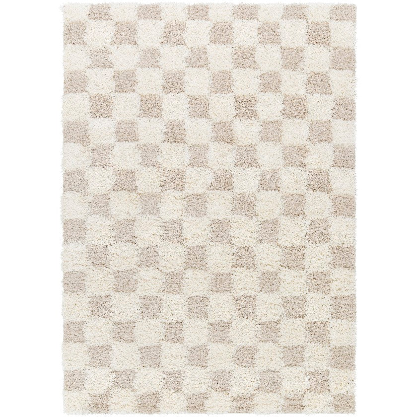 Bondurant Modern Light Beige Area Rug