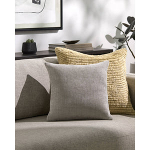 Channy Light Silver Pillow Cover
