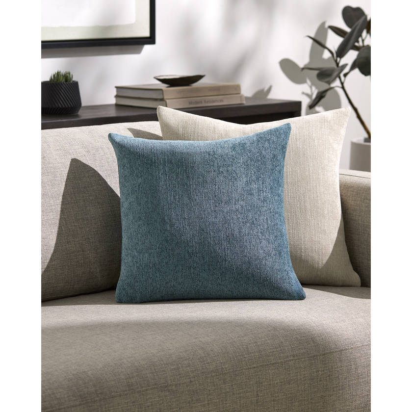 Channy Slate Blue Pillow Cover