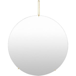 Shauntay Modern Gold Wall Mirror